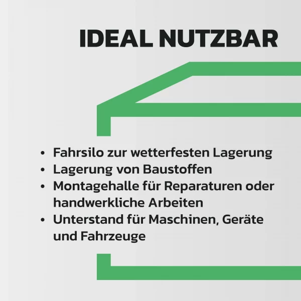 Containerüberdachung von smartLager – flexible, wetterfeste Lagerlösungen für Industrie, Gewerbe und Baustellen bundesweit kaufen